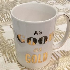 Kate Spade “As Good as Gold” Mug